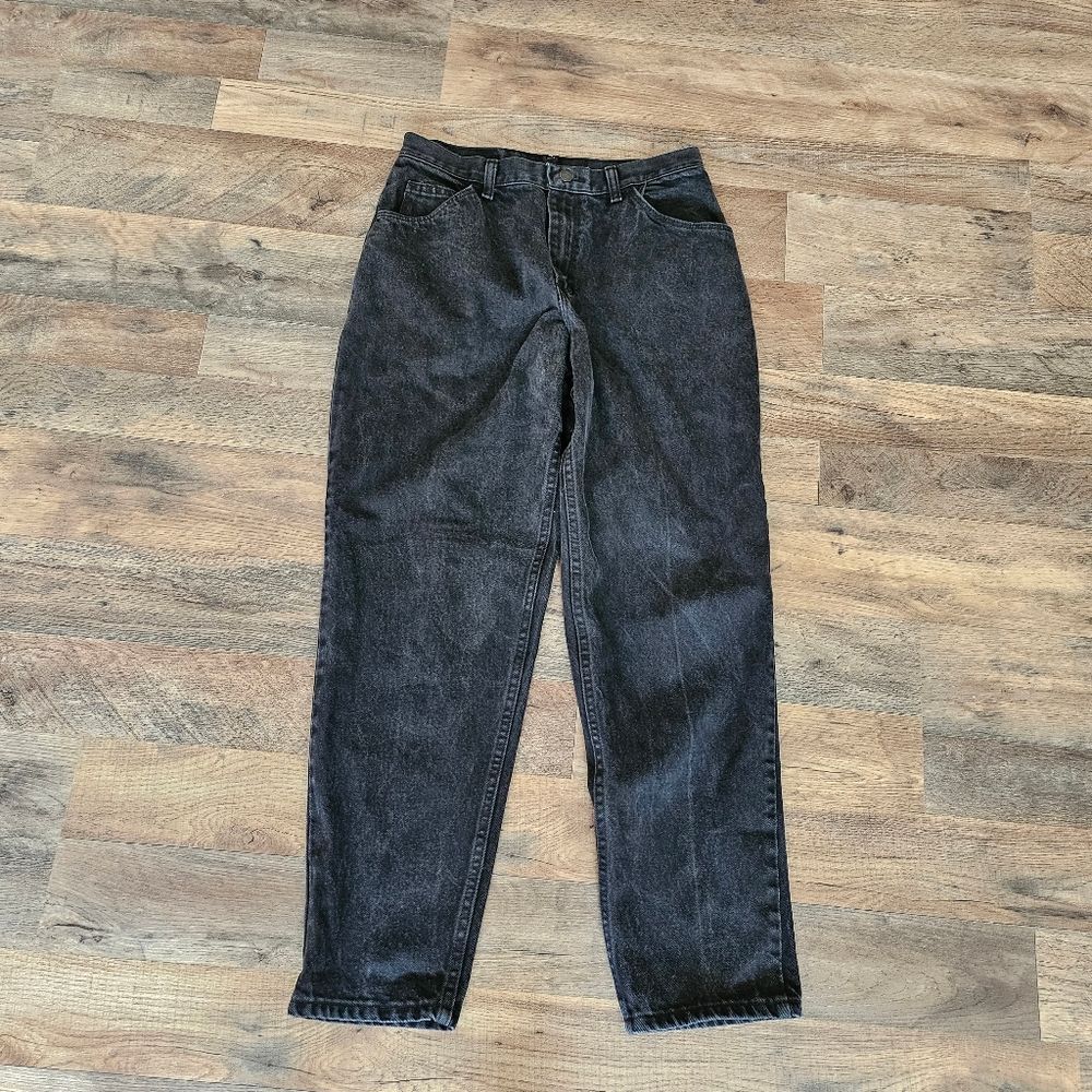 Vintage Gitano black high waisted jeans.